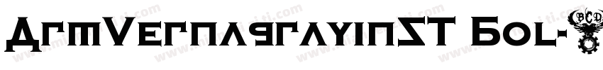 ArmVernagrayinST Bol字体转换